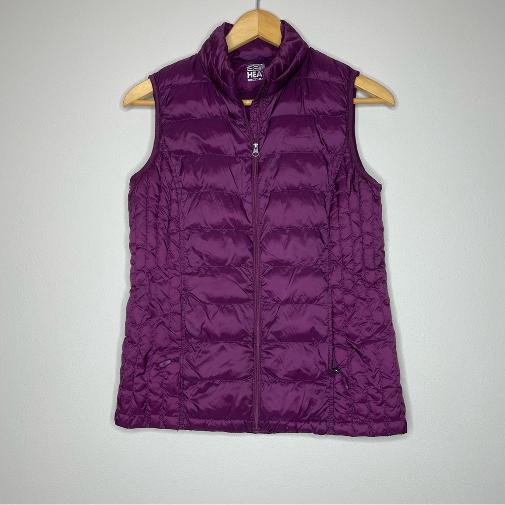 32 Degrees Packable Quilted Puffer Vest in Plum